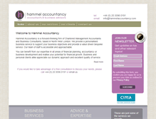 Tablet Screenshot of hammelaccountancy.com